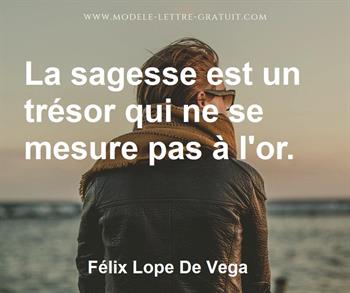 Citation de Félix Lope De Vega
