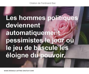 Citations Ferdinand Bac
