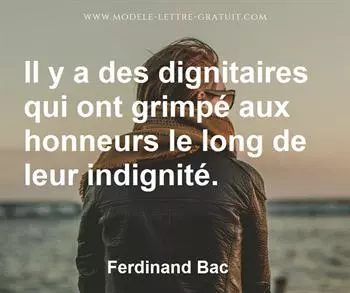 Citation de Ferdinand Bac