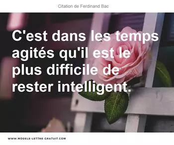 Citations Ferdinand Bac