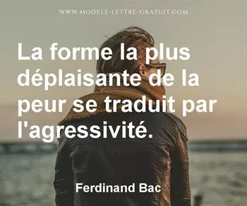 Citation de Ferdinand Bac