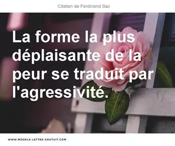 Citations Ferdinand Bac