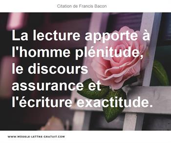 Citations Francis Bacon