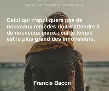 Citation de Francis Bacon