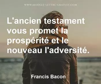 Citation de Francis Bacon