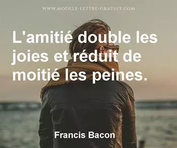 Citation de Francis Bacon