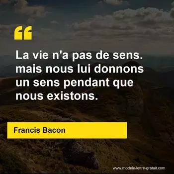 Citation Francis Bacon