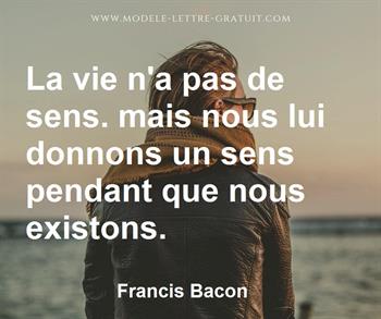 Citation de Francis Bacon