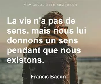 Citation de Francis Bacon