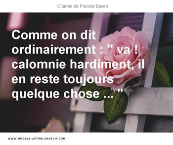 Citations Francis Bacon