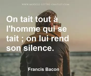 Citation de Francis Bacon