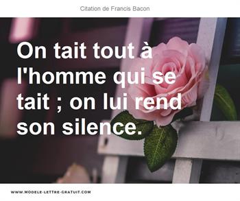 Citations Francis Bacon