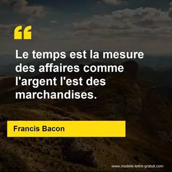 Citation Francis Bacon