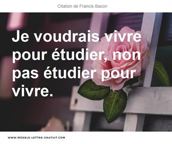 Citations Francis Bacon