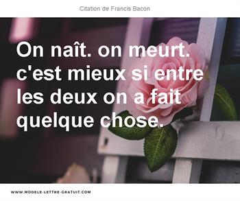 Citations Francis Bacon