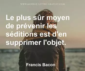 Citation de Francis Bacon