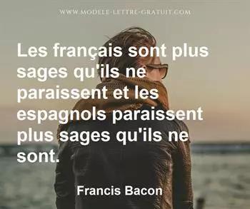 Citation de Francis Bacon
