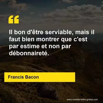 Citation Francis Bacon