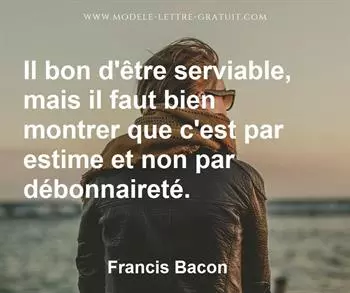 Citation de Francis Bacon
