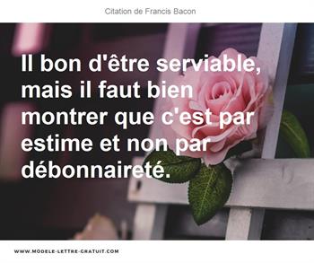 Citations Francis Bacon