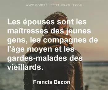 Citation de Francis Bacon