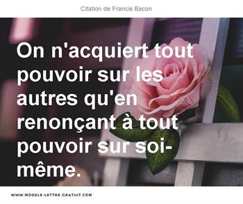 Citations Francis Bacon