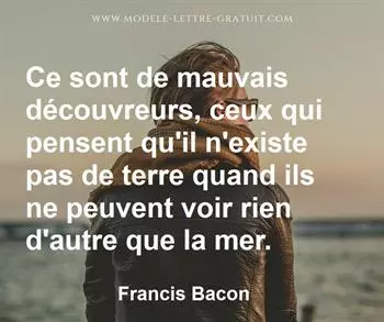 Citation de Francis Bacon