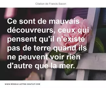 Citations Francis Bacon