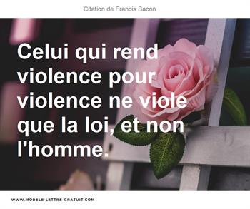 Citations Francis Bacon