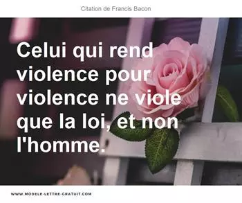 Citations Francis Bacon