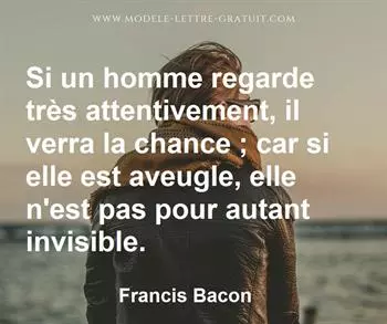 Citation de Francis Bacon