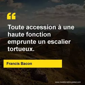 Citation Francis Bacon