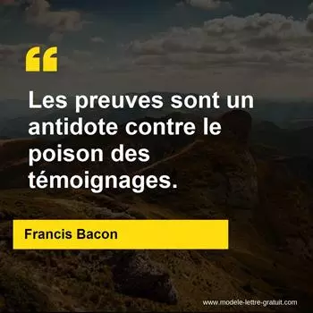 Citation Francis Bacon