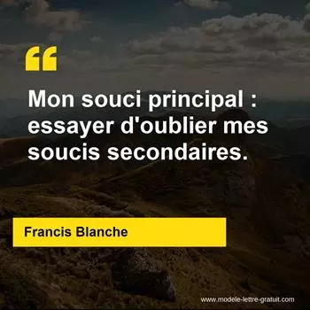 Citation Francis Blanche