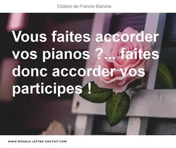 Citations Francis Blanche