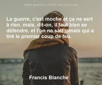 Citation de Francis Blanche