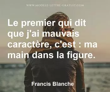 Citation de Francis Blanche