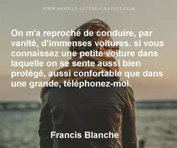 Citation de Francis Blanche