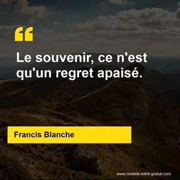 Citation Francis Blanche