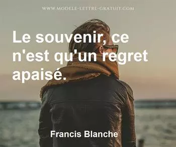 Citation de Francis Blanche