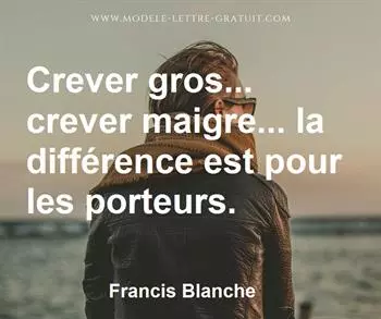 Citation de Francis Blanche