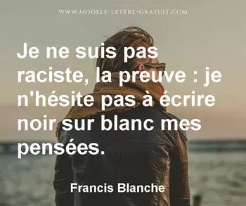 Citation de Francis Blanche