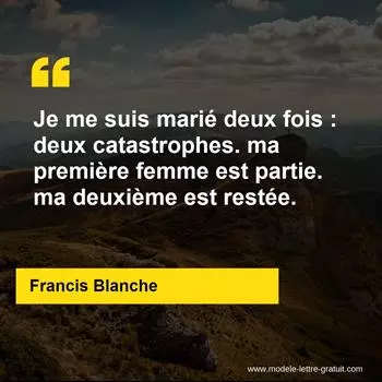 Citation Francis Blanche
