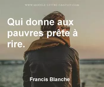 Citation de Francis Blanche