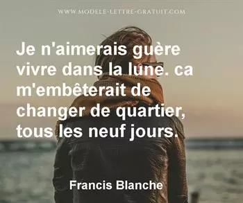 Citation de Francis Blanche