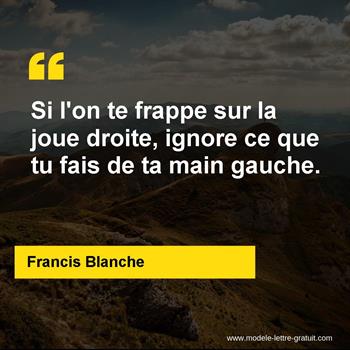 Citation de Francis Blanche