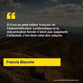 Citation Francis Blanche