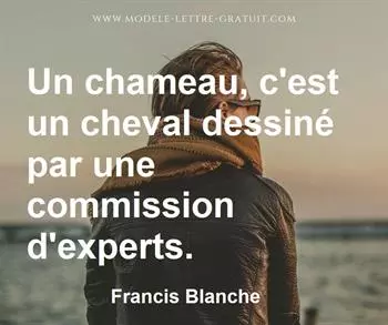 Citation de Francis Blanche