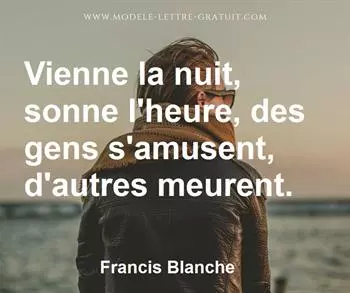 Citation de Francis Blanche