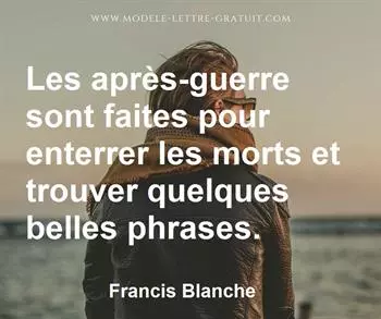 Citation de Francis Blanche